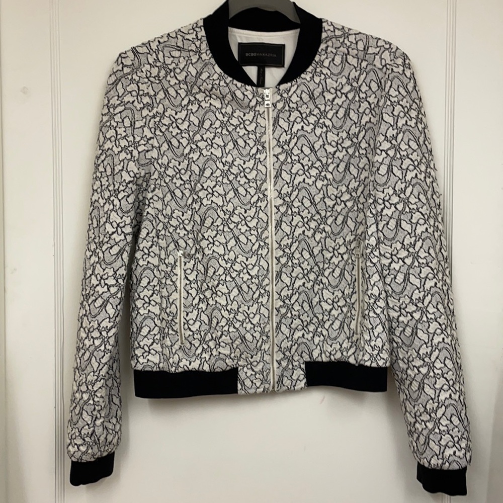 BCBG Maxazria bomber jacket